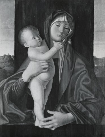 The Art Institute of Chicago — Bellini, Giovanni (School of). Madonna and Child — insieme